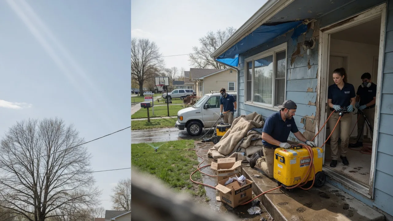 Basement Flood Cleanup in Spencer, ID near me
